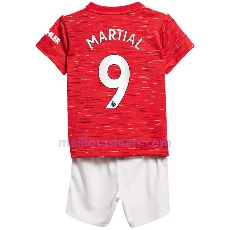 Maillot de Foot Manchester United Anthony Martial 9 Domicile 2020-21 - Enfant